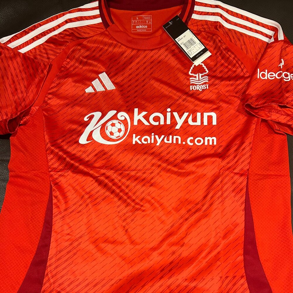 ENGLAND Premier AFC NOTTINGHAM FOREST FC JERSEY Sz M,L,XL,2XL New by Adidas